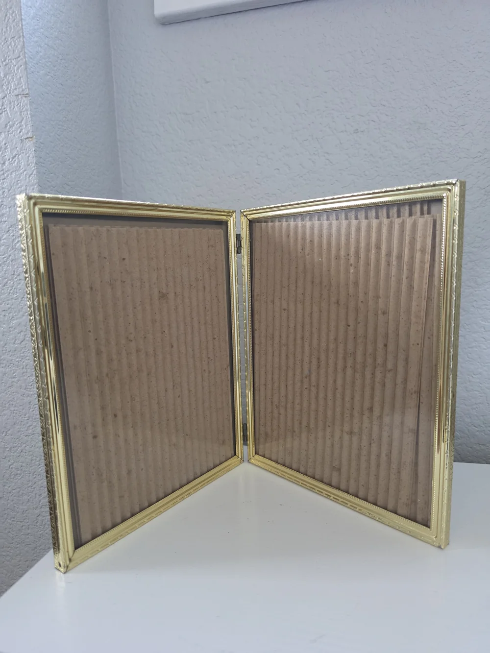 Gold Double Photo Frame - 8 X 10